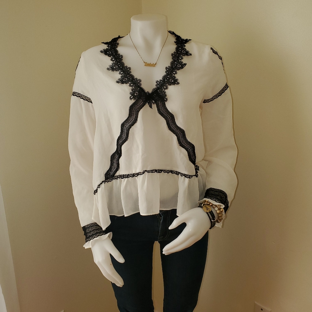 Zara Basics Collection Women's Blouse M